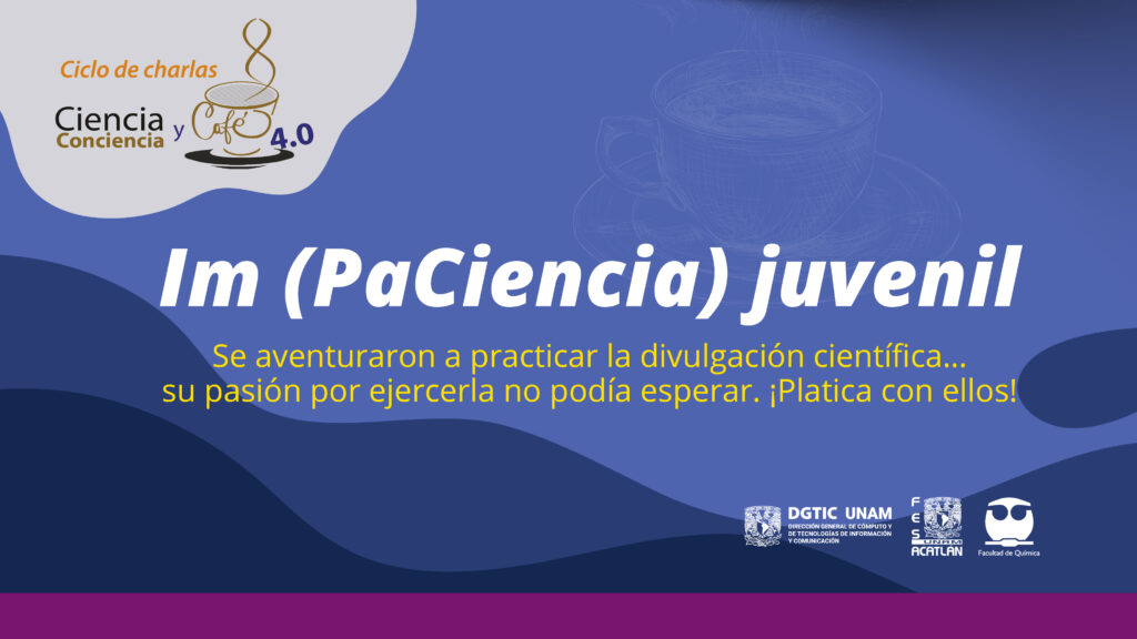 Banner de la charla "Im (PaCiencia) juvenil"